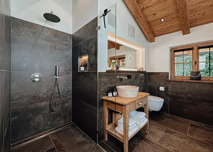 Alpin Mit Privatem Whirlpool Und Sauna בקתה *