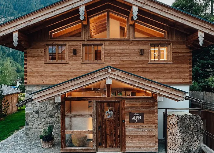 Alpin Mit Privatem Whirlpool Und Sauna בקתה