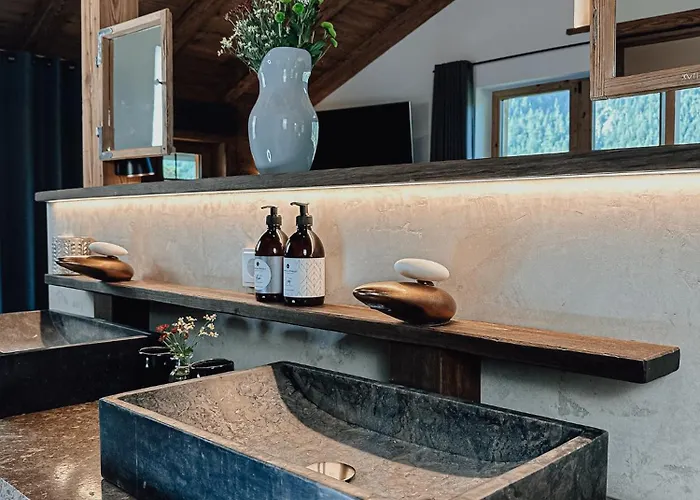 Alpin Mit Privatem Whirlpool Und Sauna בקתה